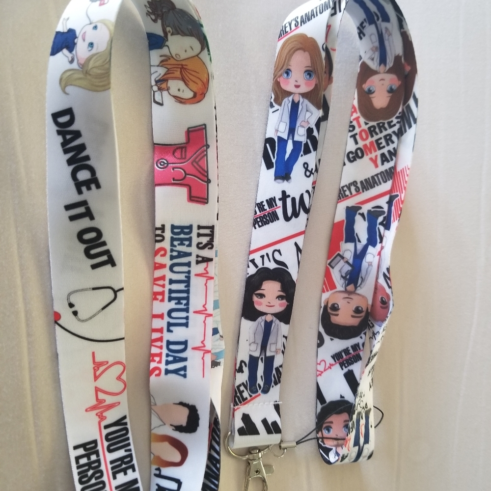 LOT OF 2 - NEW - GREY'S ANATOMY LANYARD